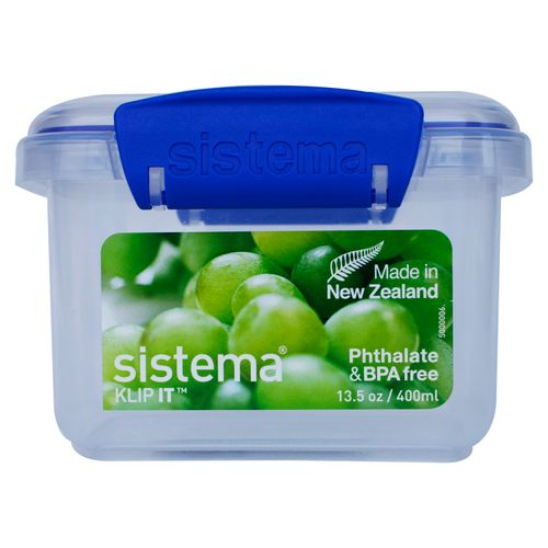 Recipiente Rectangular Hermético Sistema Plastics Klip It - 400Ml