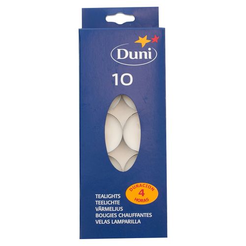 Candela Tealight Blanc Duni Set 10 U 210