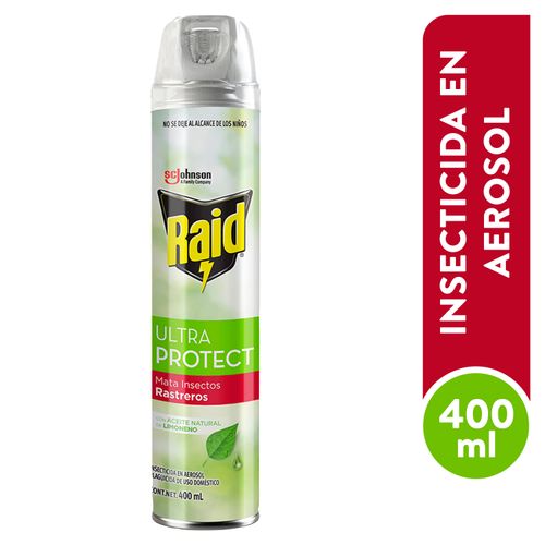 Insecticida Raid Protector Rastre Aerosol -400ml