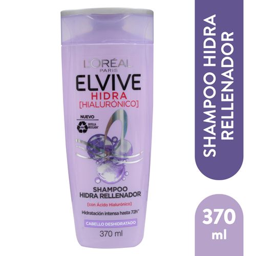 Shampoo Hidra Rellenador L'Oréal Paris Elvive Hidra Hialurónico -370ml