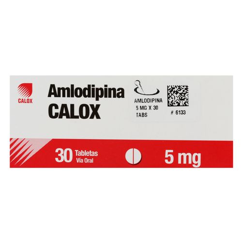 Amlodipina 5 Mg X 30 Tabs