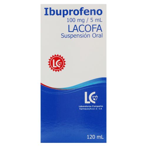 Ibuprofeno 100Mg 5Ml Susp Oral 120 Ml