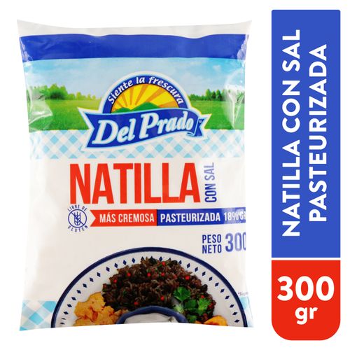 Natilla Del Prado Con Sal 18% Grasa - 300 g