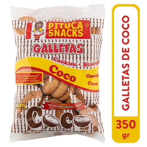 Galleta Pituca dulce de coco bolsa - 350 g