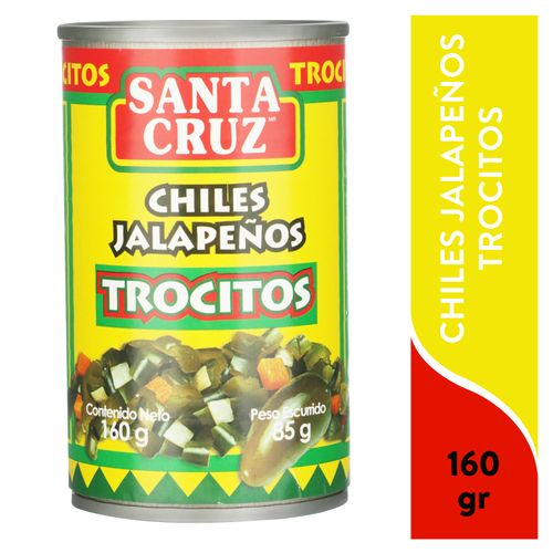 Chile Santa Cruz Jalapeño Trocitos - 160 g