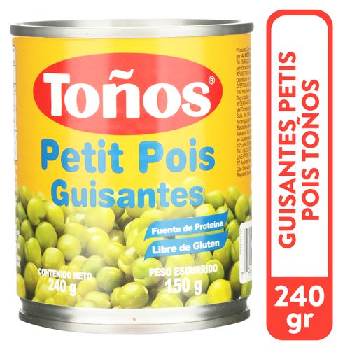 Guisantes Toños Petit Pois - 240 g