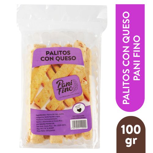 Palitos Pani Finc, Salados Con Queso - 100 g