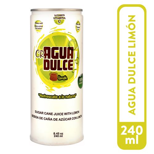 Bebida Aqua Dulce Con Limón Lata -240ml