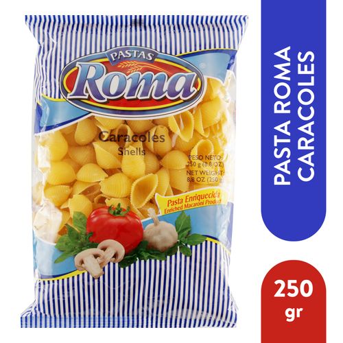 Pasta Mediana Roma Caracolitos Paquete - 250 g