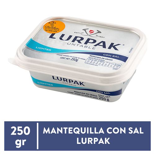 Mantequilla Lurpak Light Crem 250 Gr