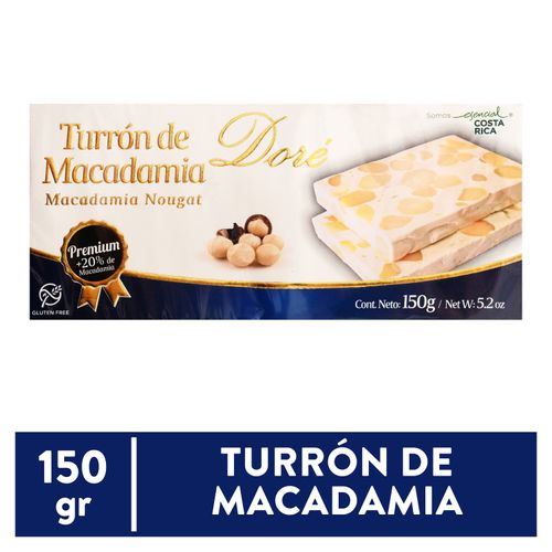 Turrón Dore Macadamia Premium -150 g