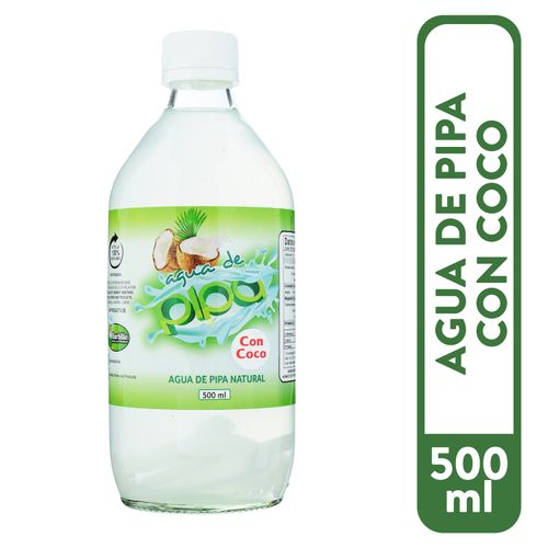Agua de pipa Barbilla Drinks natural con coco - 500 ml