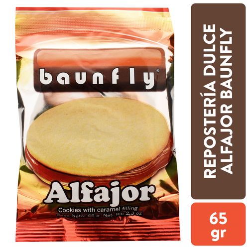 Reposteria dulce Baunfly alfajor clásico - 65 g