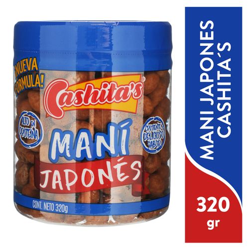Mani Japones Cashitas en frasco - 320 g