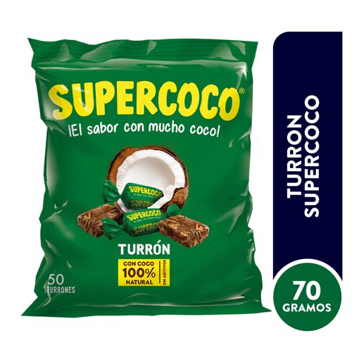 Caramelo Super Coco paquete 50 Uds - 70 g