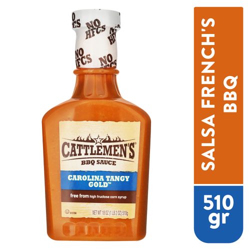 Salsa French's barbacoa tangy gold cattlems - 510 g