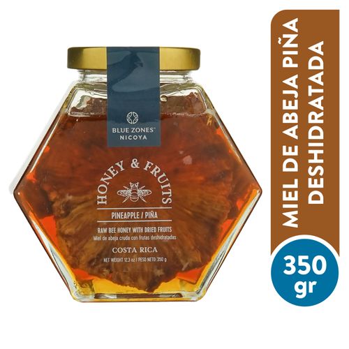 Miel De Abeja Blue Zone Piña Deshidratada - 350 g