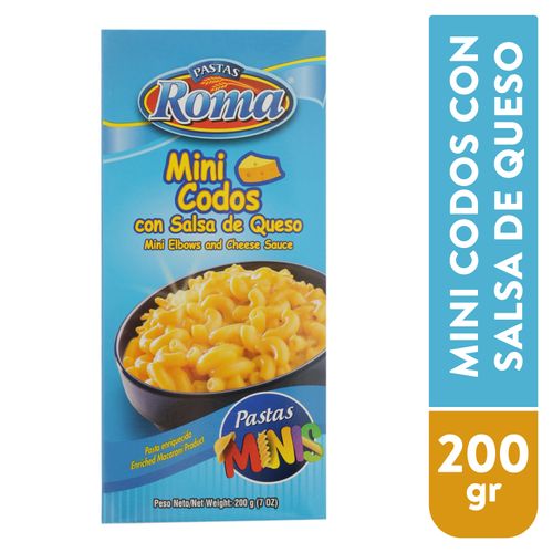 Pasta Roma mini codos con salsa de queso - 200 g