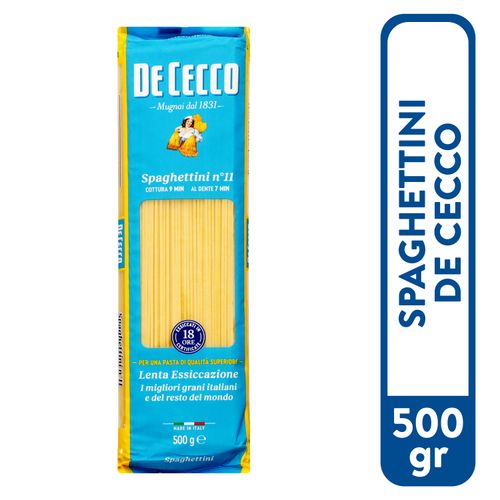 Pasta larga De Cecco Spaguettini n.11 - 500 g