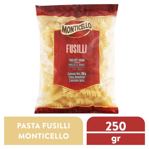 Pasta Marca Monticello Fusilli - 250 g