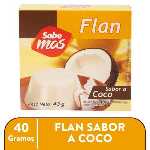 Flan Sabemas de Coco Bolsa - 40 g