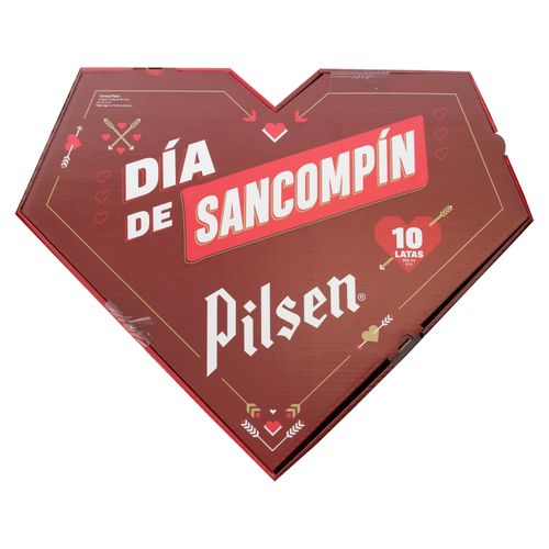 Cerveza Pilsen, Caja Corazon -10 Pack
