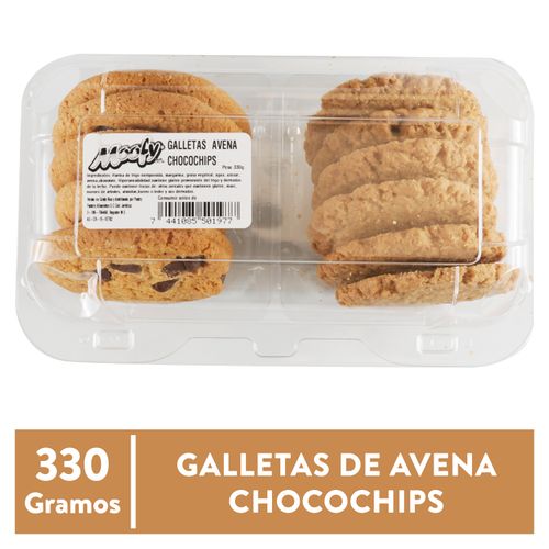 Galletas Moofy avena chocochips - 330 g