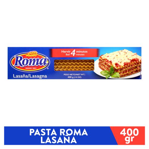 Pasta De Trigo Roma Lasagna - 400 g