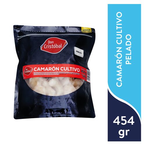 Camarón Don Cristobal cultivo pelado - 454 g