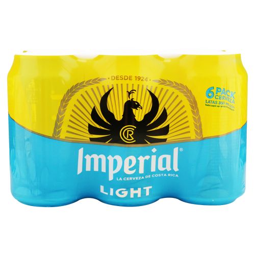 Cerveza Imperial Light Lata 6 Pack - 350ml