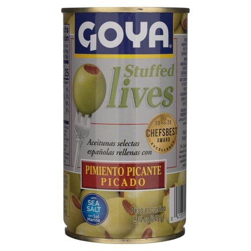 Aceituna Goya rellena de pimiento picante - 149 g