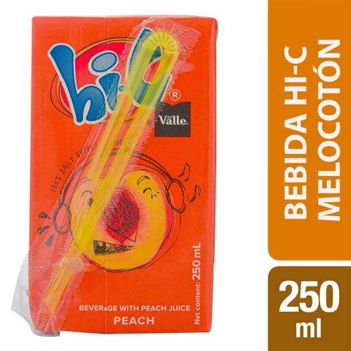 Refresco Hi C melocotón Tetra Brick -250 ml
