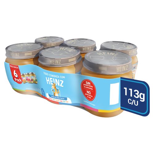 Colados Heinz Vidrio 6 Pack 113g C/U - 678g