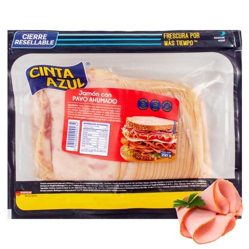 Jamón Cinta Azul Pavo Ahumado - 350g