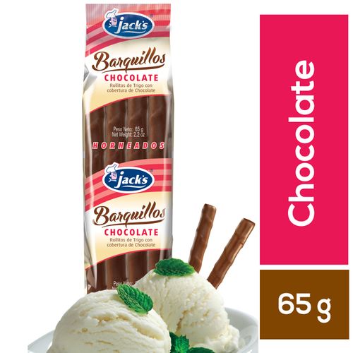 Barquillo Jack's de Chocolate - 65 g
