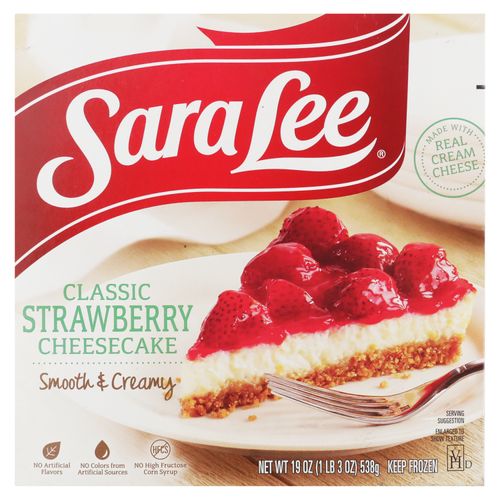 Cheescake Sara Lee clásico sabor fresa - 538 g
