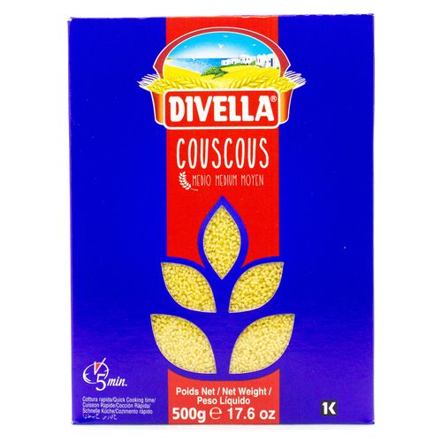 Couscous Divella de trigo en caja - 500 g