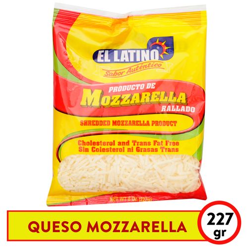 Queso El Latino mozzarella rallado - 227 g