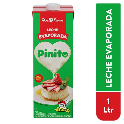 Leche Evaporada Dos Pinos Pinito Entera - 1Lt