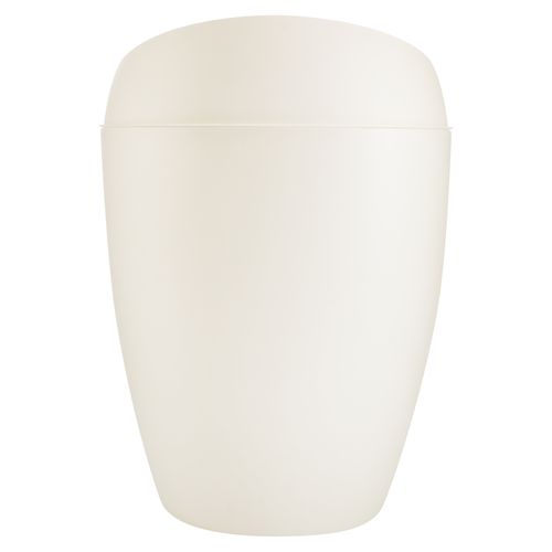 Basurero Mainstays Plástico Uloft color blanco -9 L
