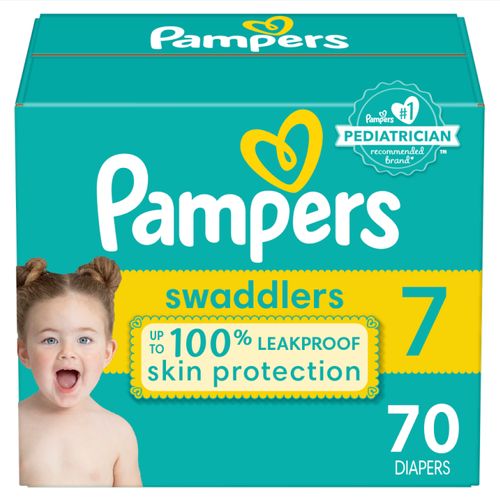 Pañales Pampers Swaddlers Talla 7 -70 Unidades