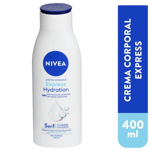 Crema Corporal Nivea Express Hidratacion Piel Normal -400ml