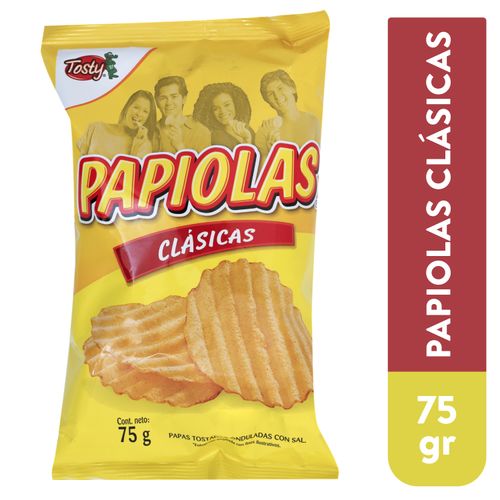 Papiolas Tosty Clásicas queso -75 g