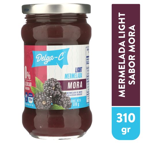 Mermelada de mora Delga-C sin azúcar añadido - 310 g