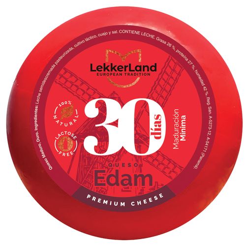 Queso Lekkerland Edam Rojo, Precio indicado por Kilo
