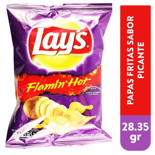 Snacks papas fritas Lay's flamin hot - 28.35 g