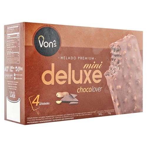 Helado Vons deluxe chocolover 4 Uds - 280 g