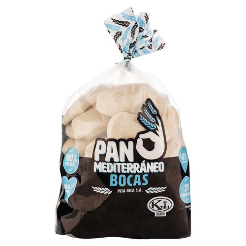 Pan Pita Rica Mediterraneo Bocas Bolsa - 100 g