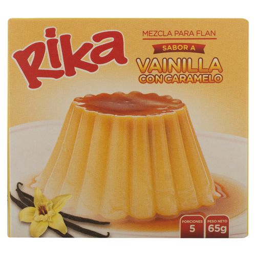 Flan Rika vainilla caramelo - 65 g