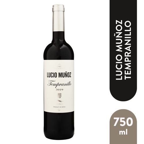 Vino Tinto Lucio Muñoz Tempranillo -750ml